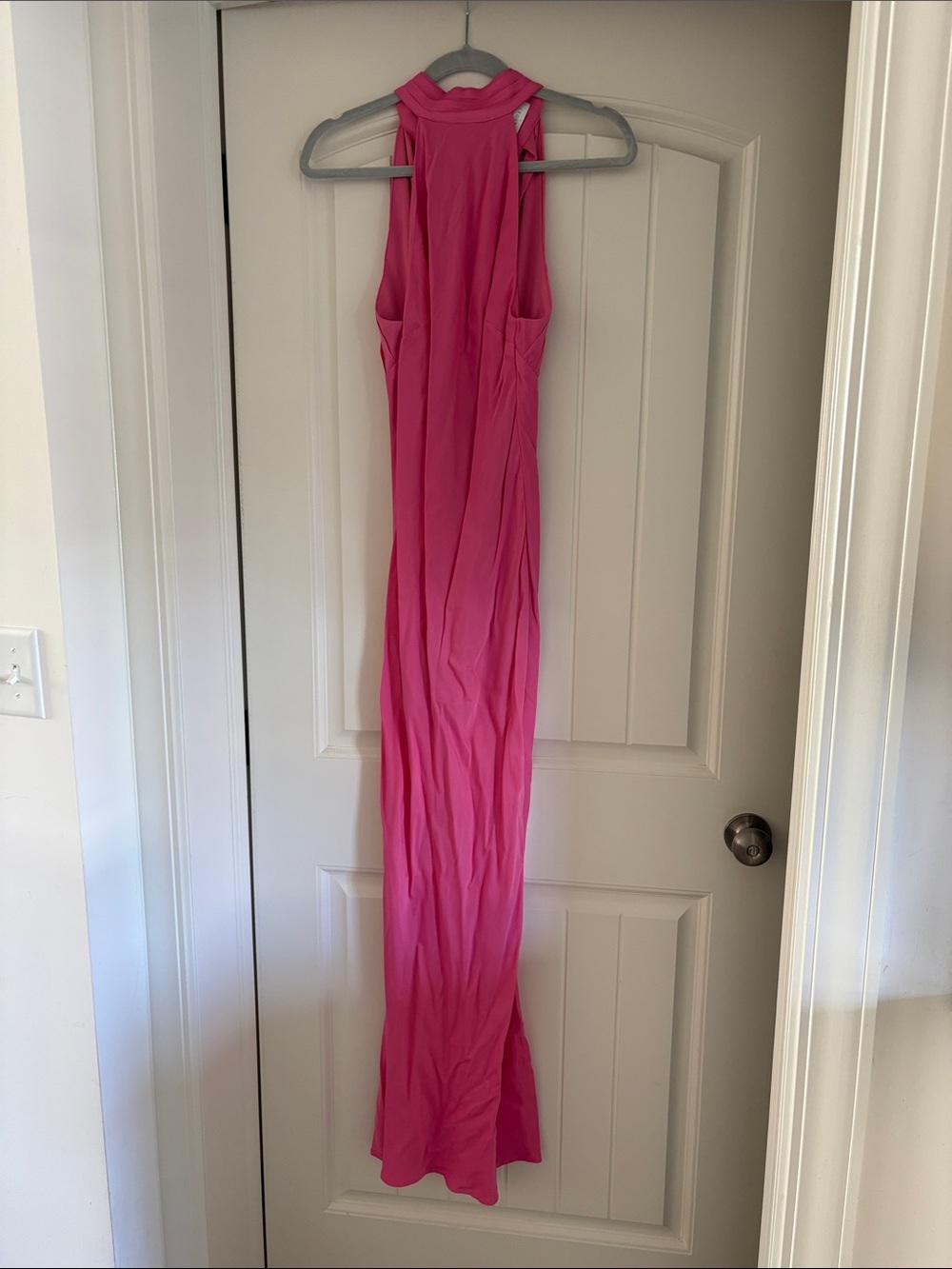 Women’s Hot Pink Sleeveless Maxi Sleep Dress